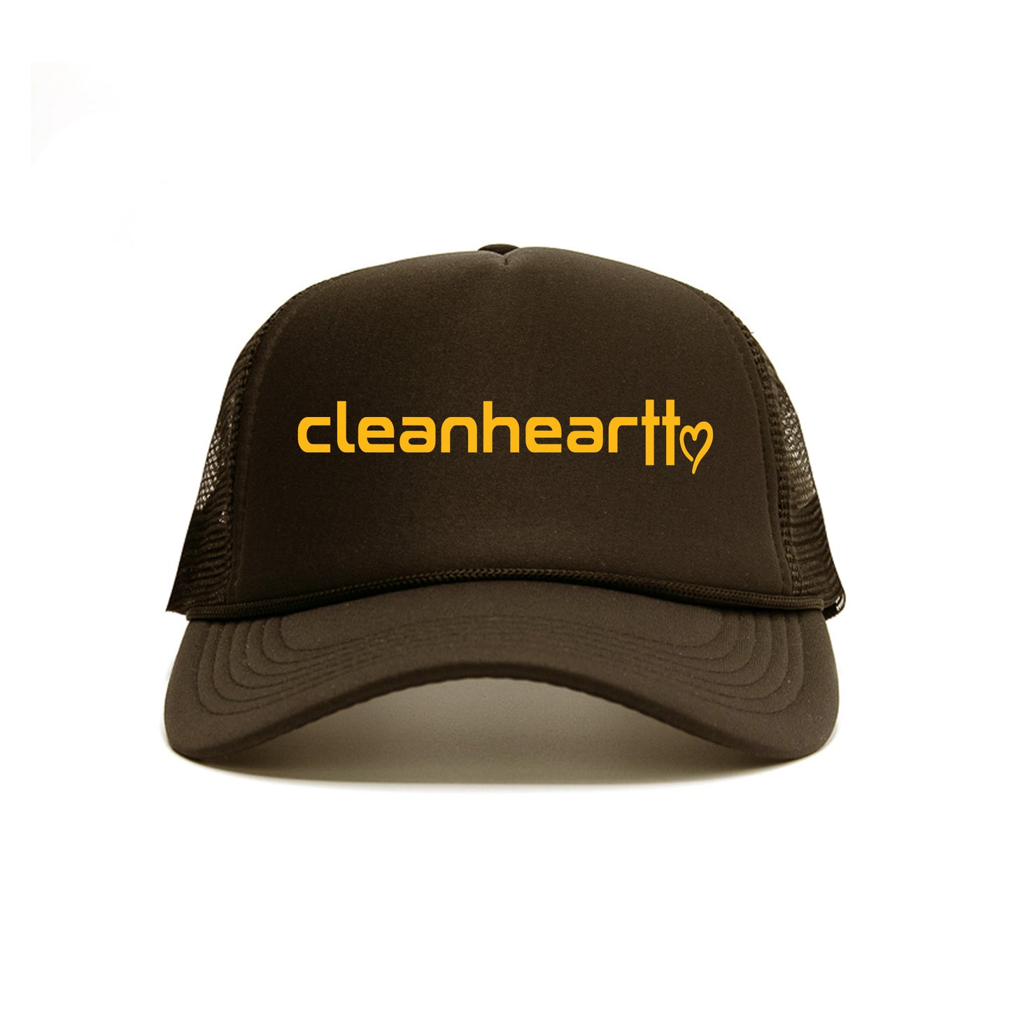 CLEANHEART TRUCKER HAT BROWN