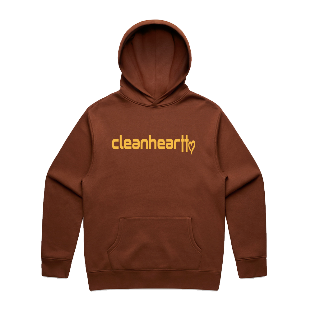 CLEARHEART RELAXED HOODIE - CLAY