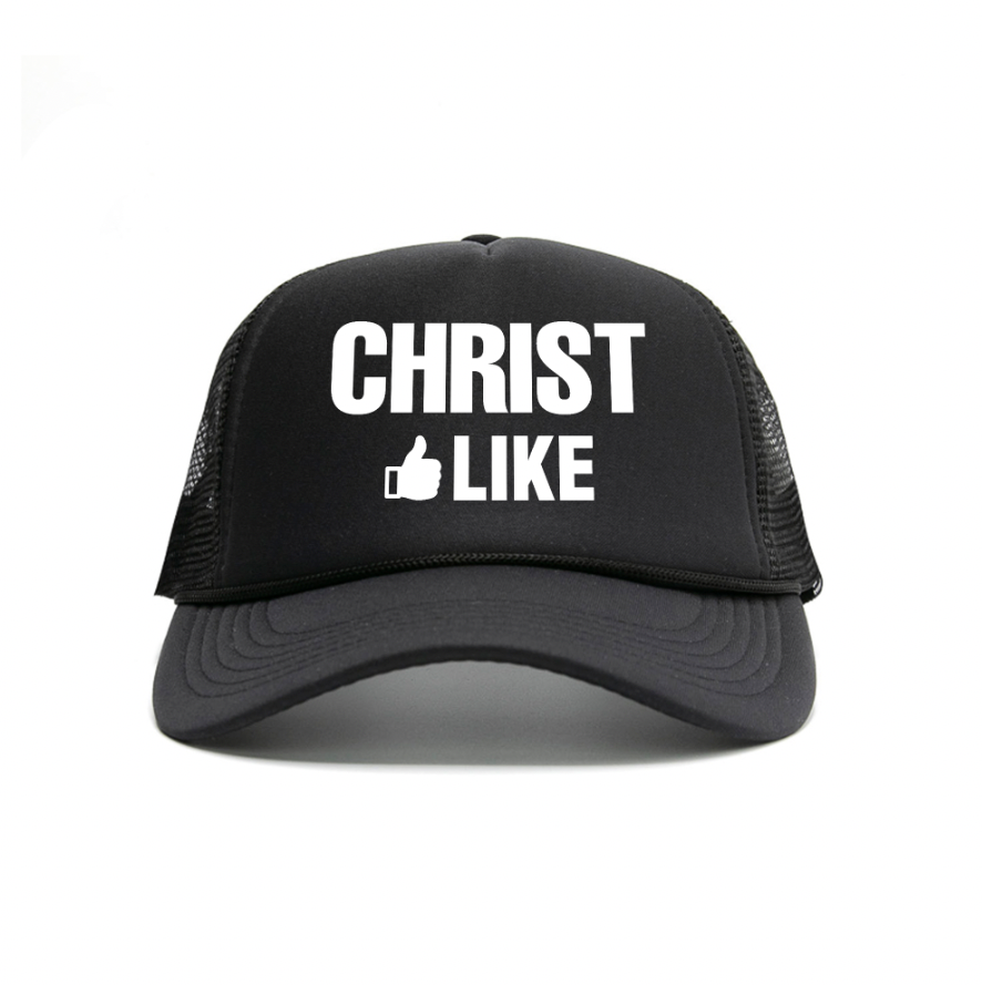 CHRIST LIKE FOAM TRUCKER HAT BLACK