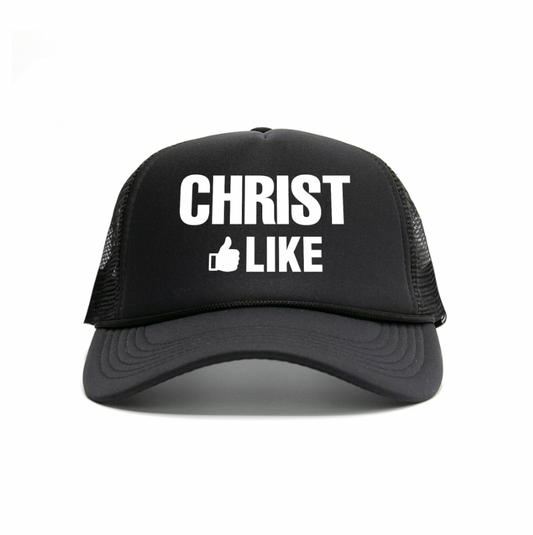 CHRIST LIKE FOAM TRUCKER HAT BLACK